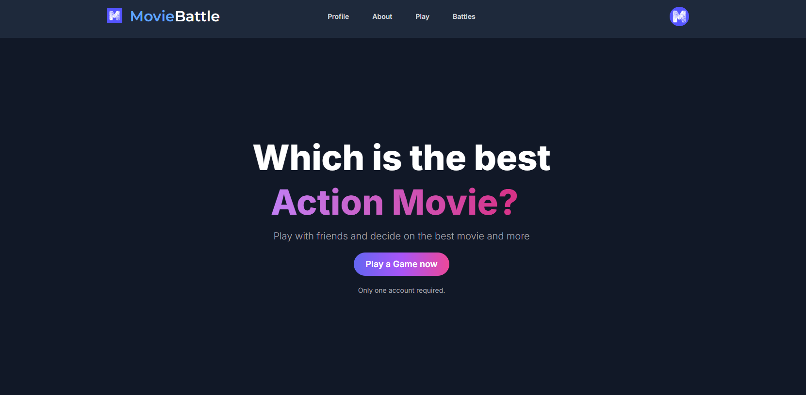 Website-Vorschau MovieBattle